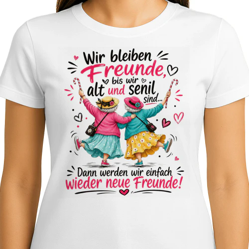 Wir Bleiben Freunde Bis Wir Alt Und Senil Sind