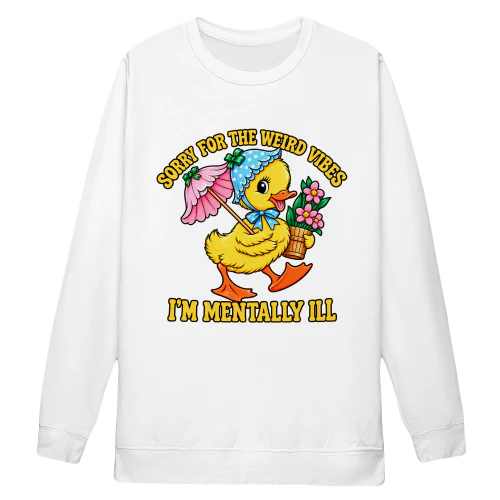 Funny Mental Health Duck T-Shirt