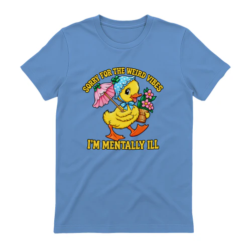 Funny Mental Health Duck T-Shirt
