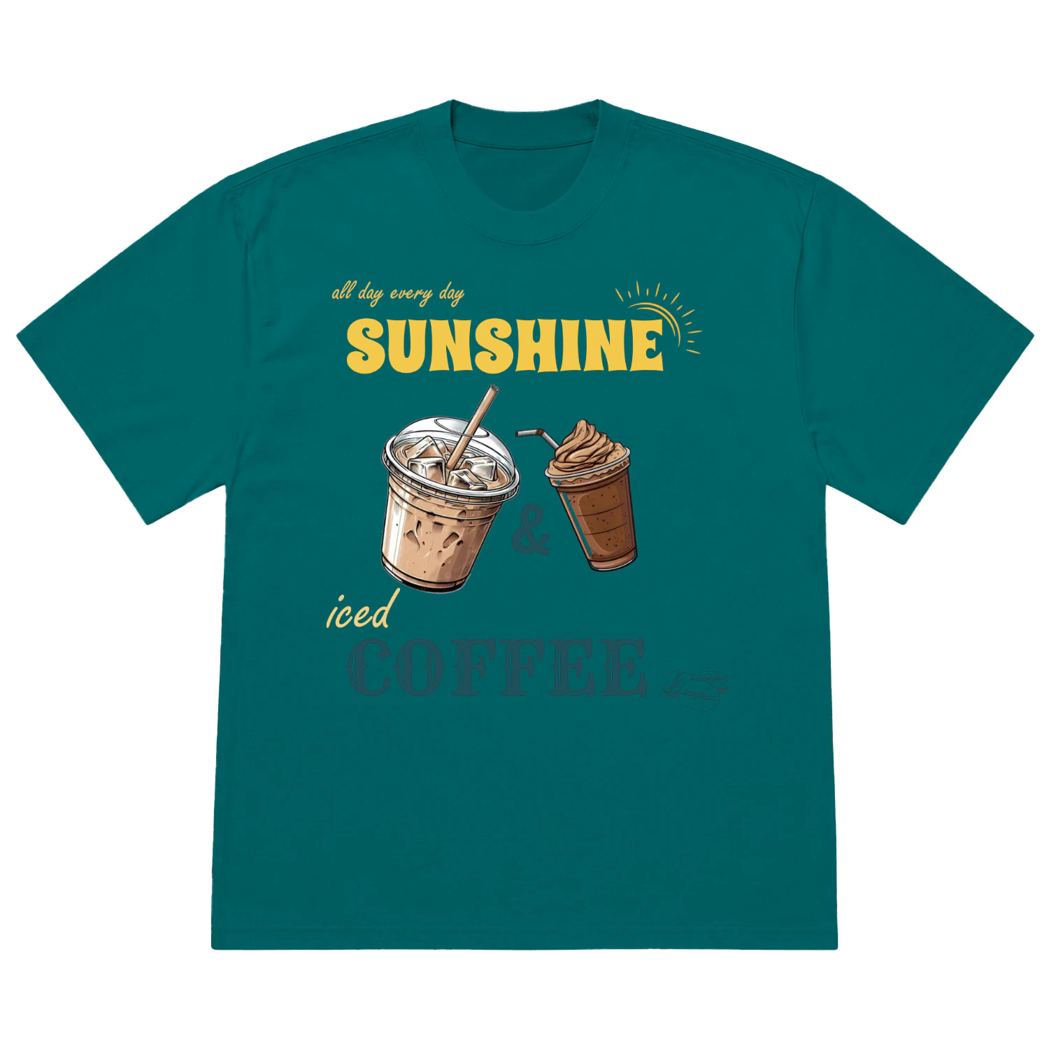 All Day Sunshine Iced Coffee Tee