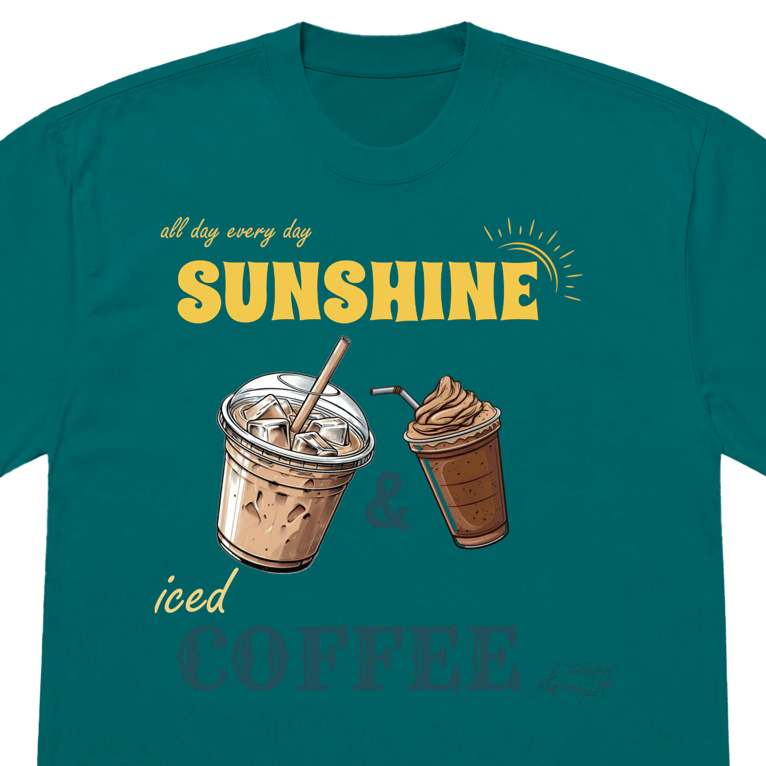 All Day Sunshine Iced Coffee Tee