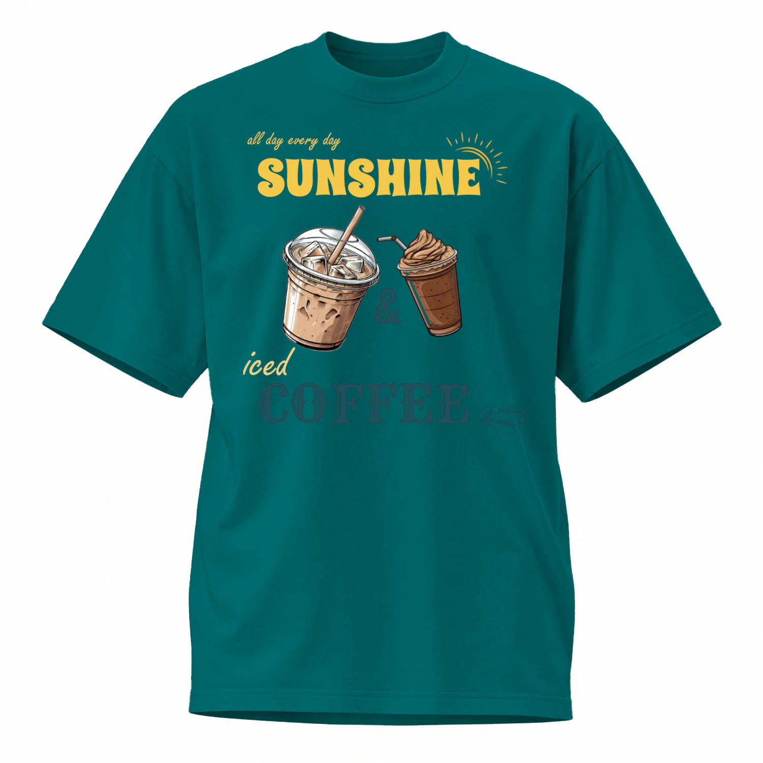 All Day Sunshine Iced Coffee Tee