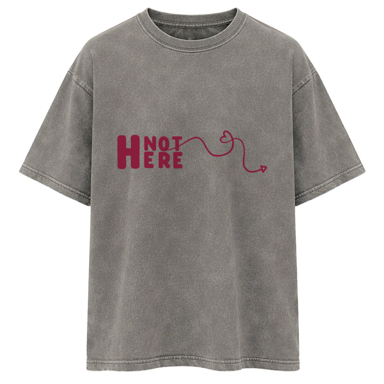 Found the Heart, Not Its Story – Meaningful Quote Oversized T-shirt