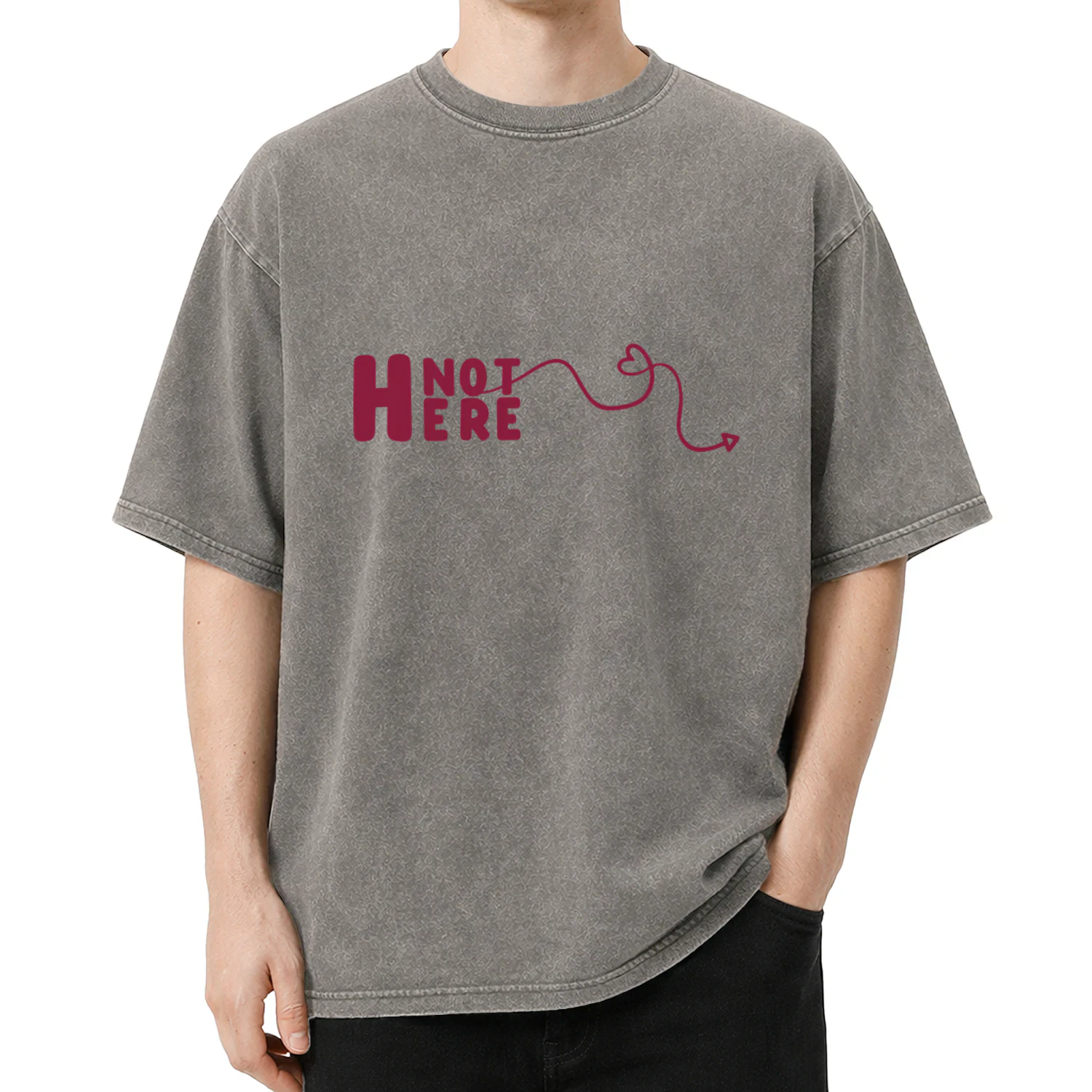 Found the Heart, Not Its Story – Meaningful Quote Oversized T-shirt