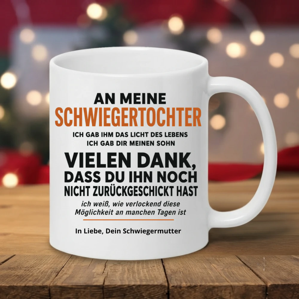 Schwiegersohn Geschenk mit Humor