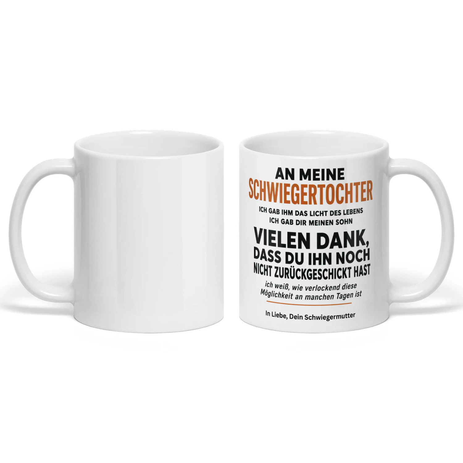 Schwiegersohn Geschenk mit Humor