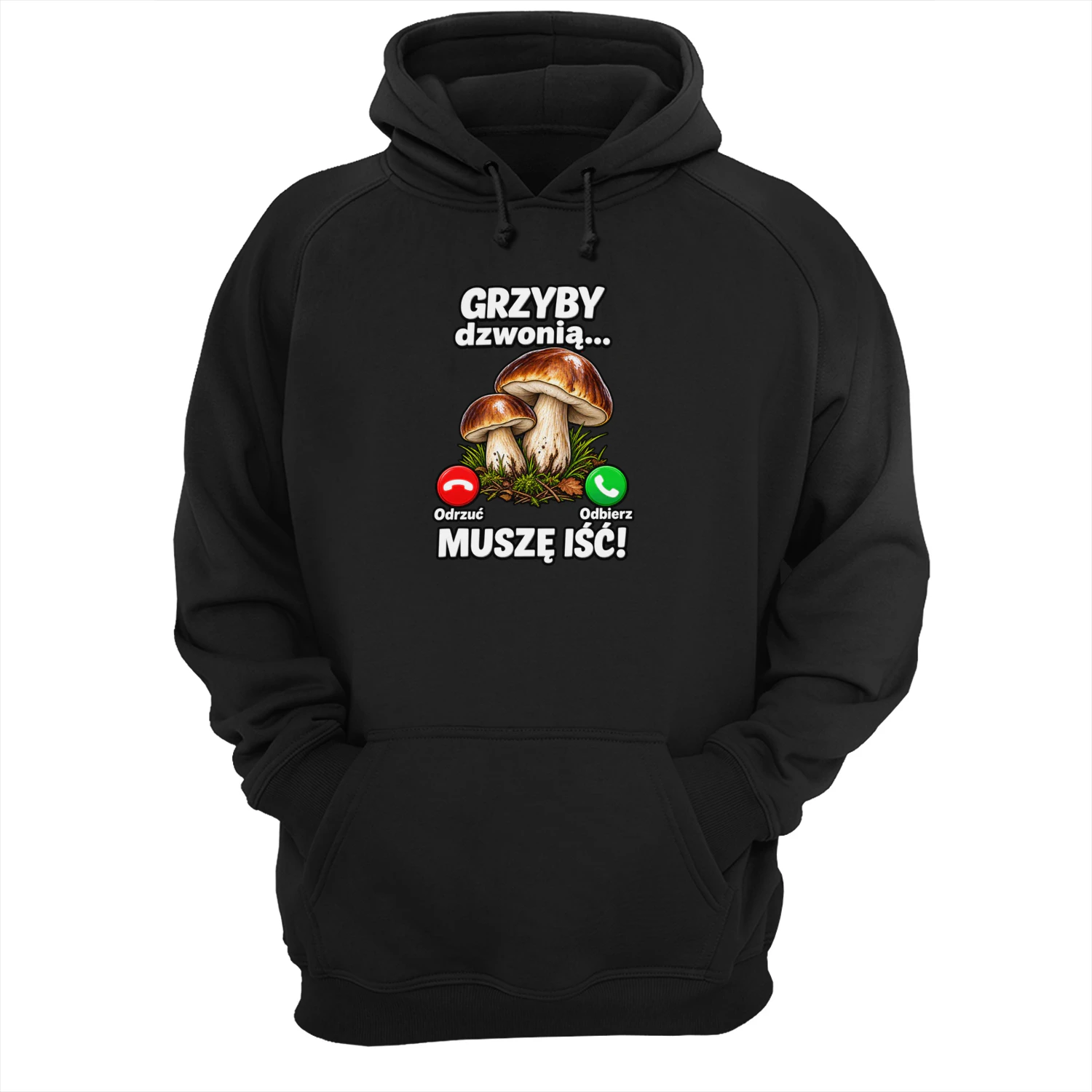 Grzyby Dzwonią Hoodie | Muszę Iść na Grzyby