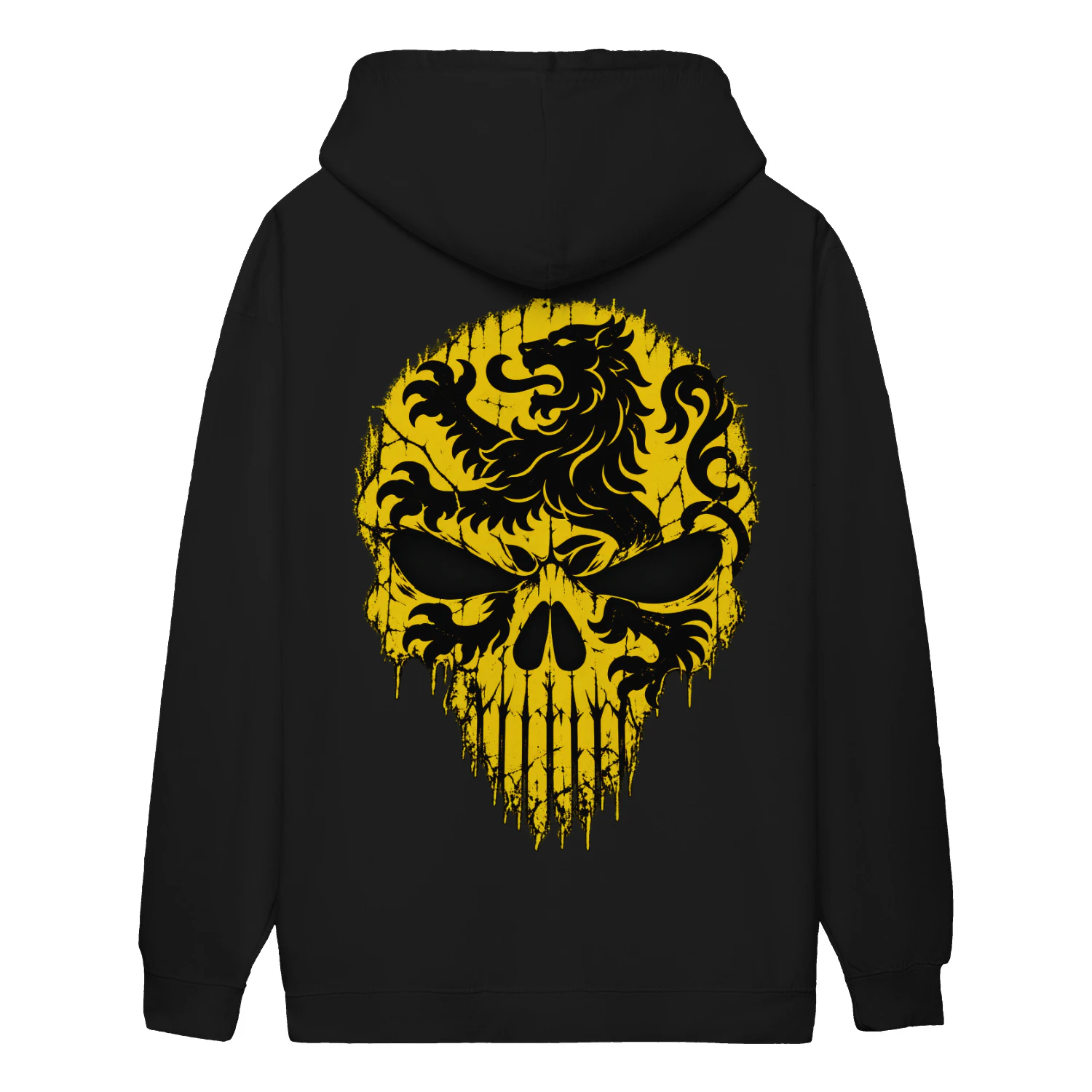 Vlaamse Schedel Leeuw Hoodie