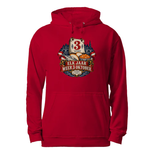 Leidens Ontzet Hoodie – Elk Jaar Weer 3 Oktober