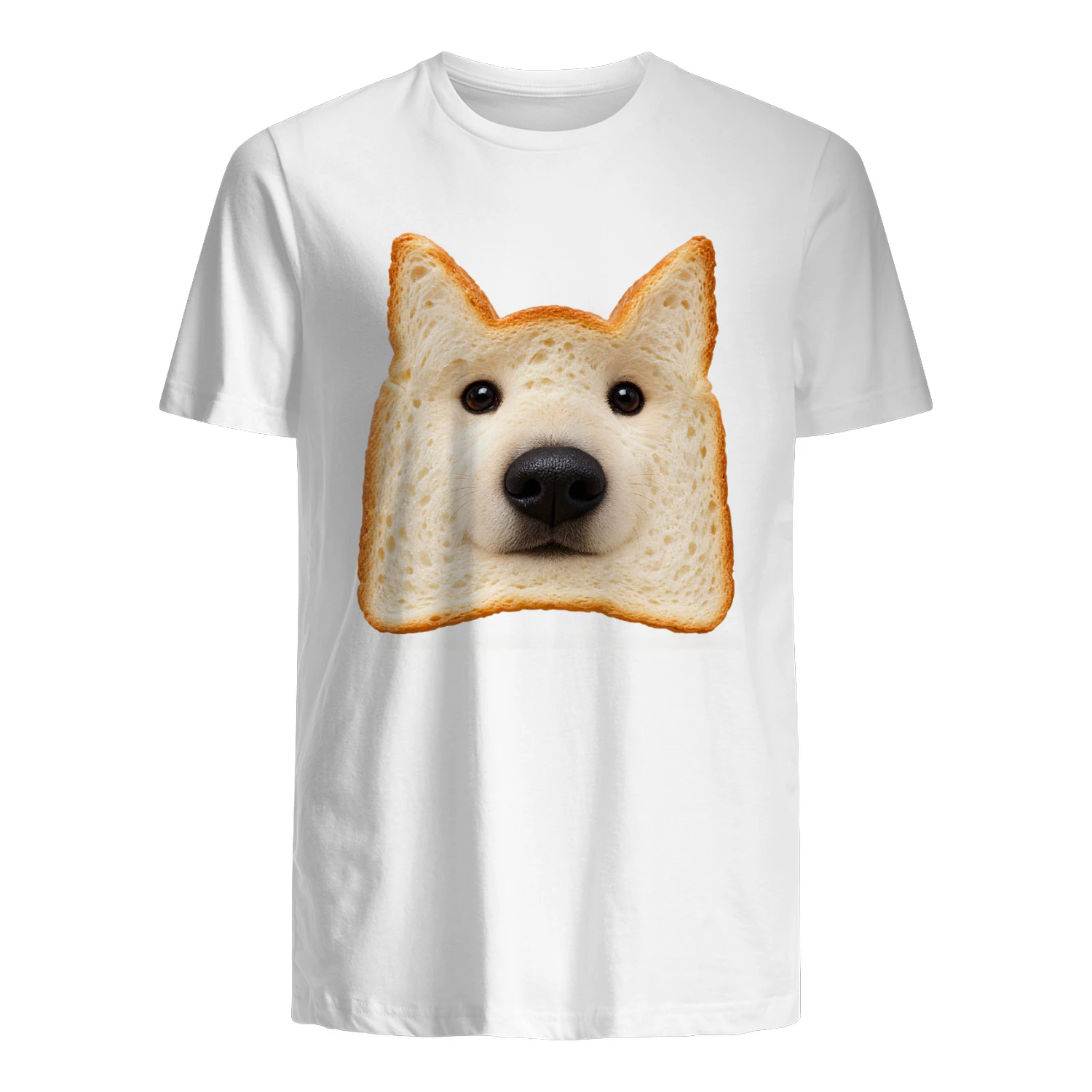 Funny Dog Toast Face Unisex T-Shirt