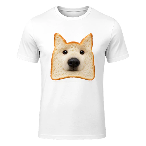 Funny Dog Toast Face