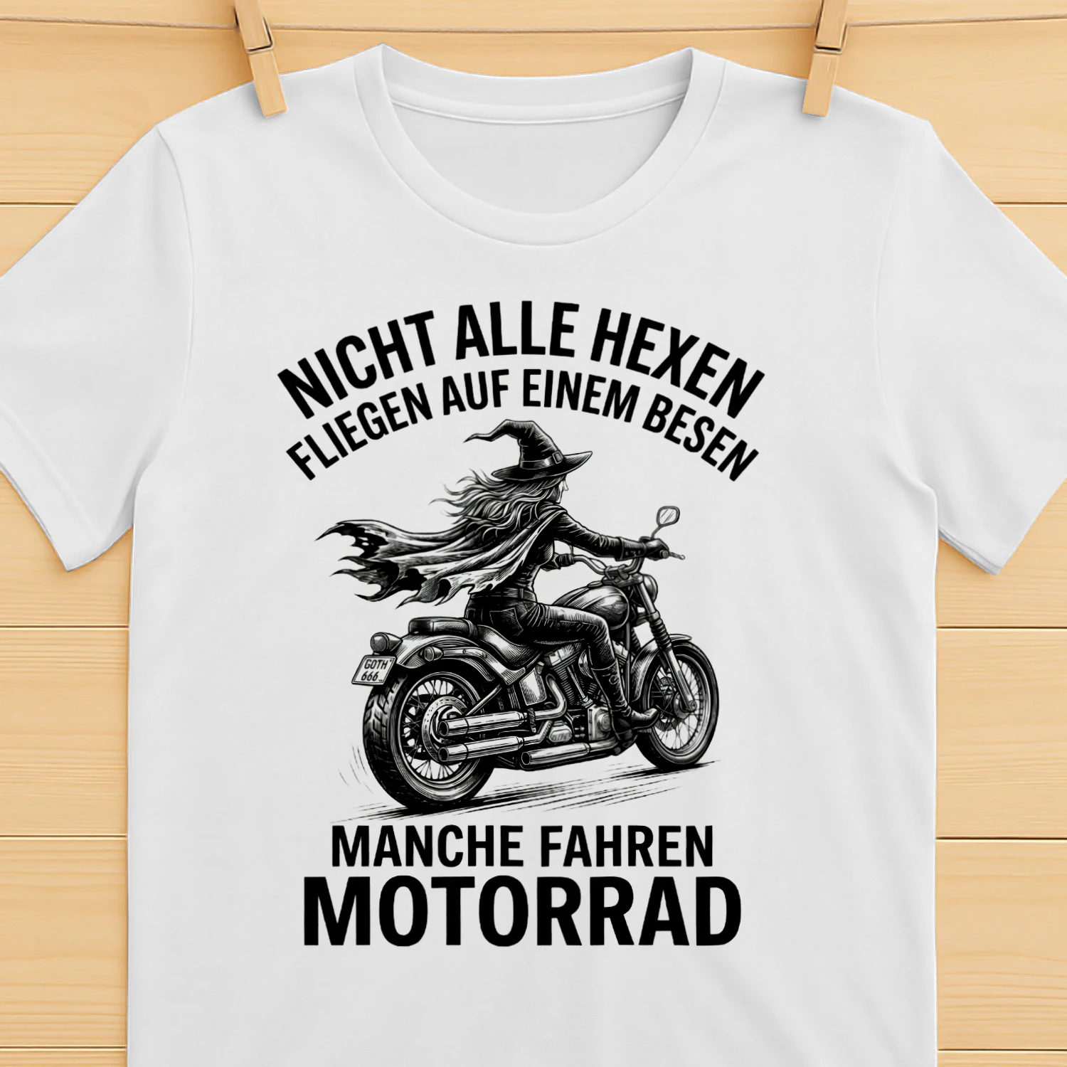 Häxa Motorcykel Tröja