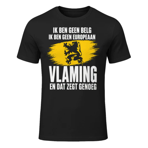 Vlaanderen T-Shirt - Vroeger Was Niet Alles Beter Maar Vlaanderen Wel p