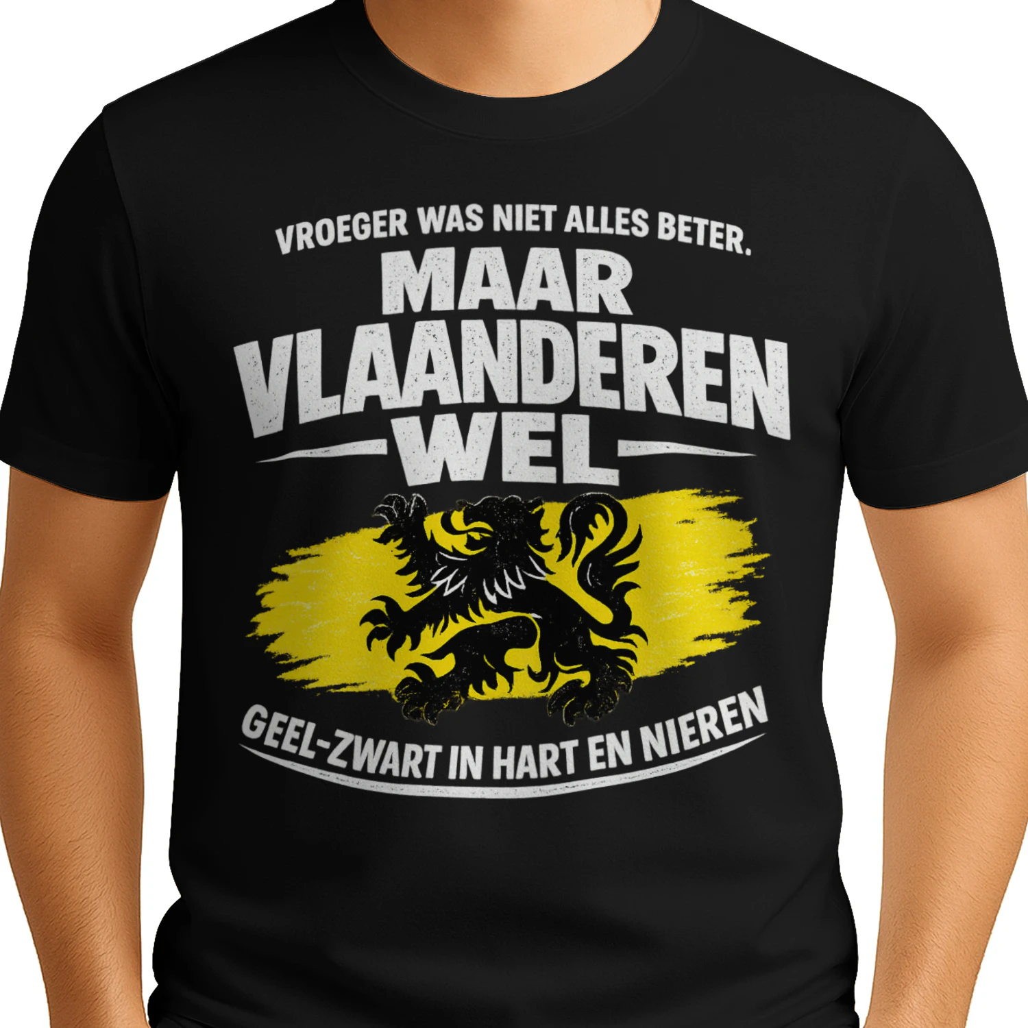 Troste Vlaming T-shirt – 'K em Vlaanderen nog gezien