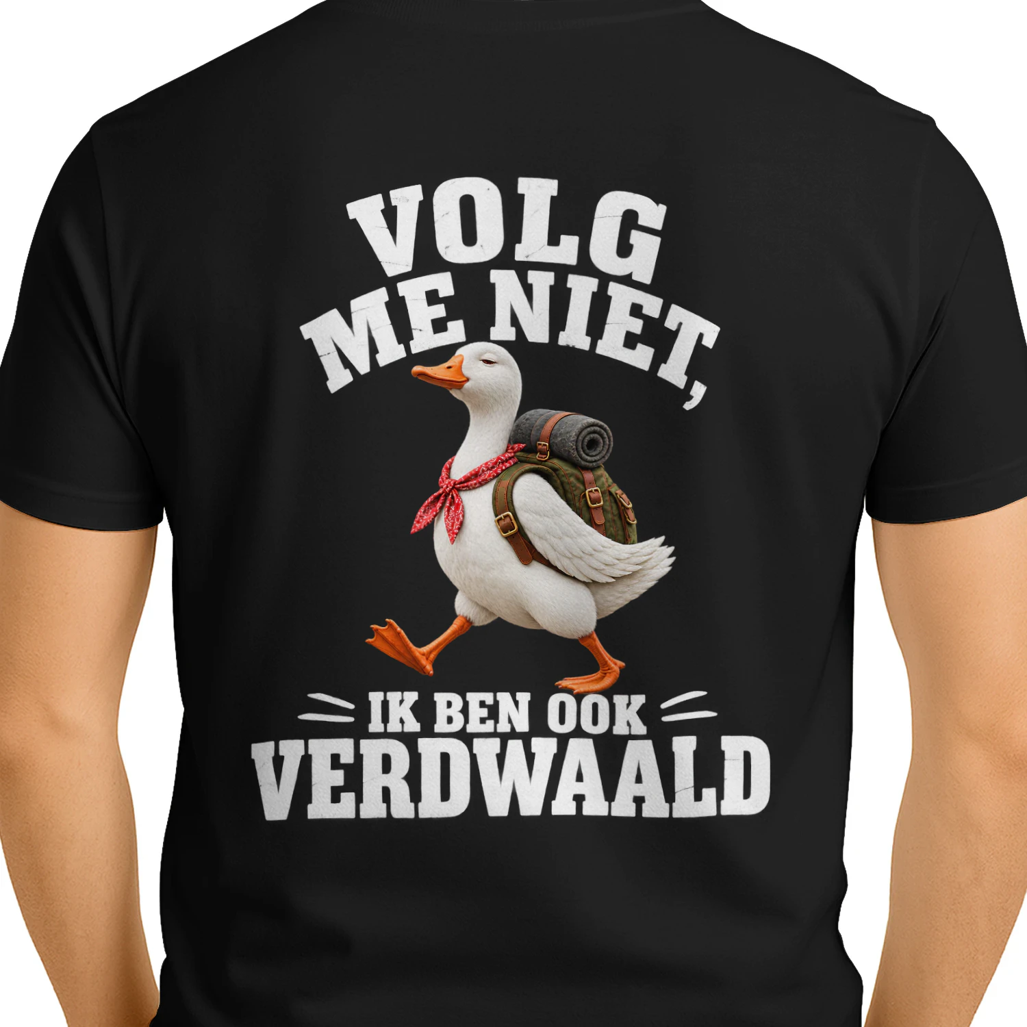 T-shirt Volg Me Niet