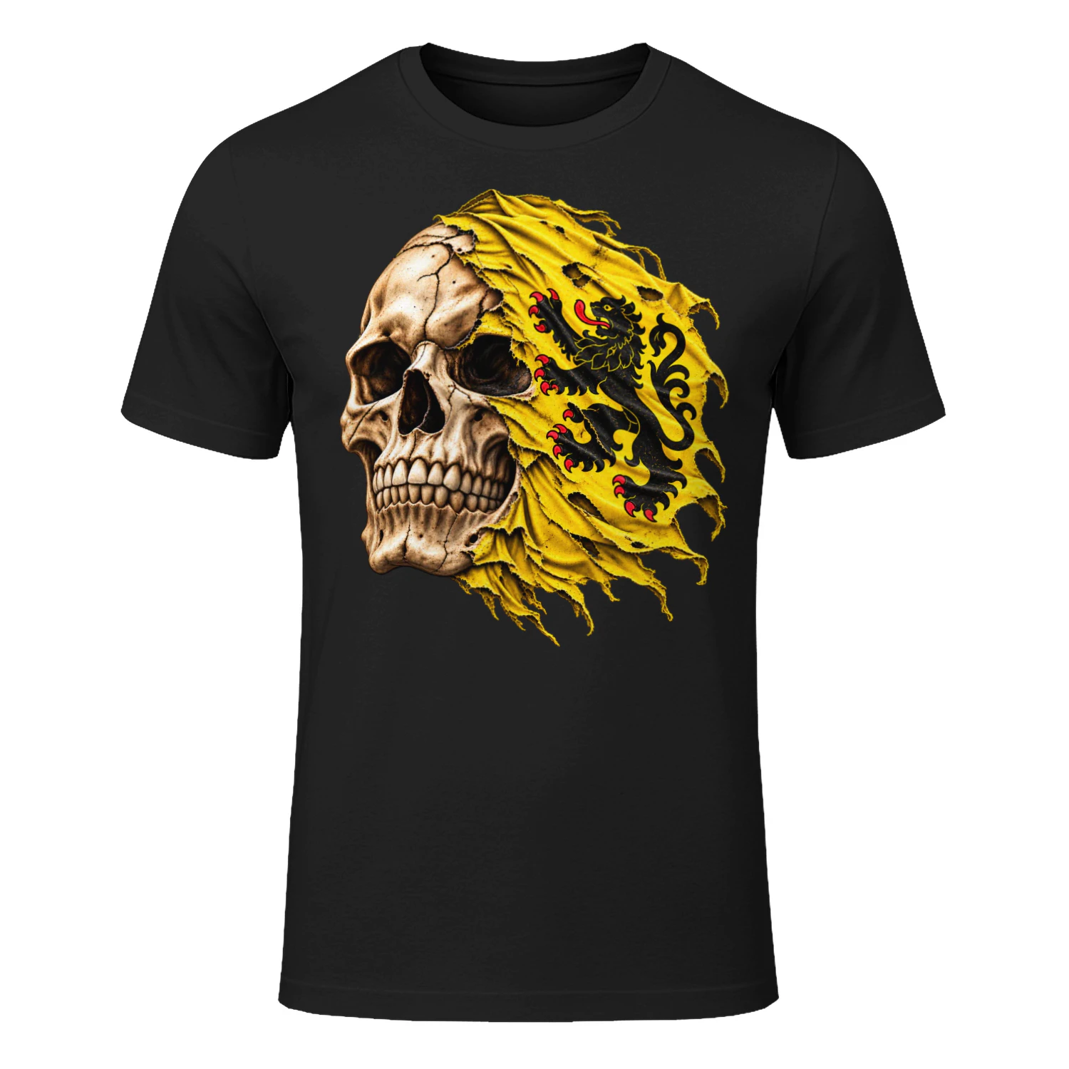 Tijger Schedel Graphic Unisex T-Shirt