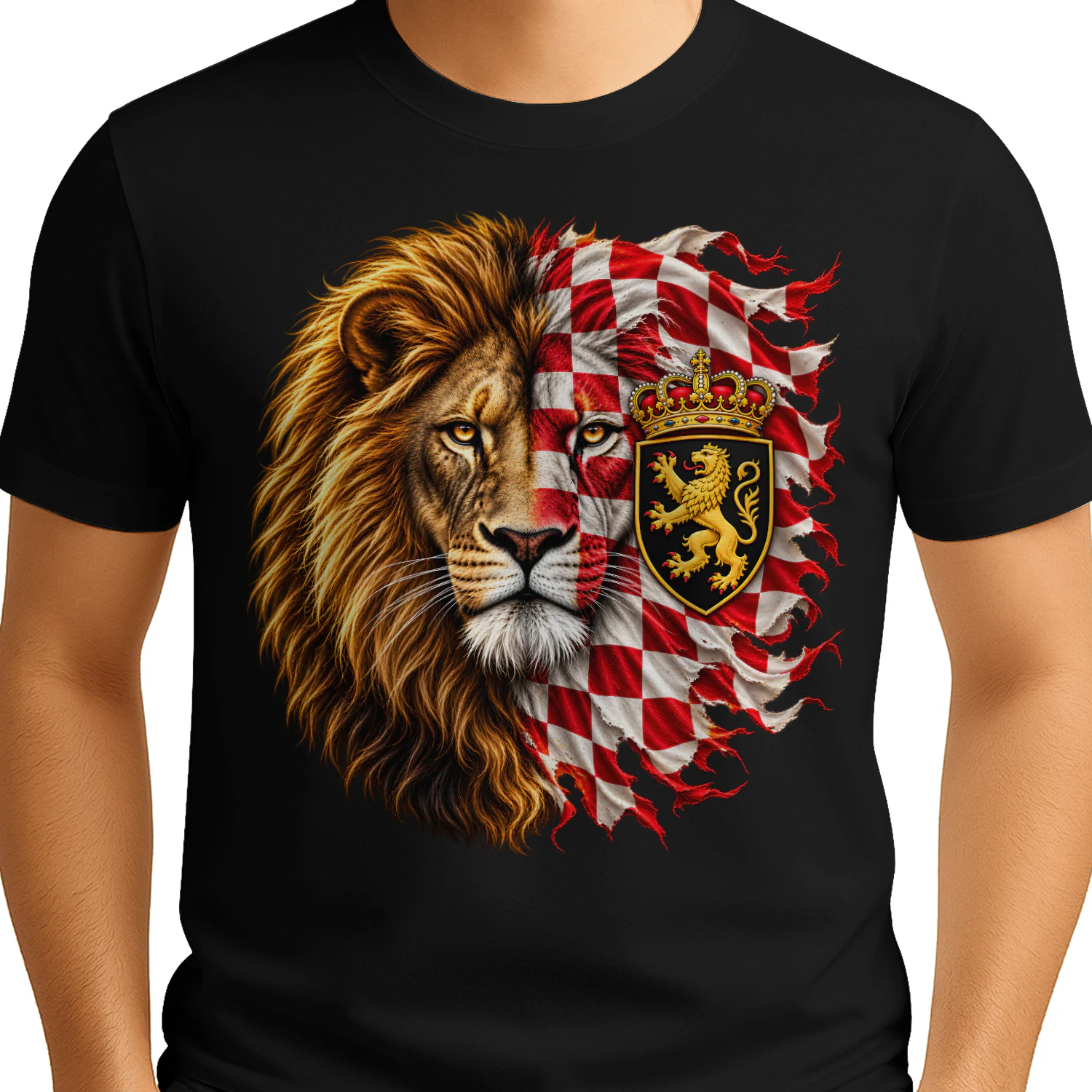 Brabantse Leeuw Vlag T-Shirt | Brabant Trots Shirt