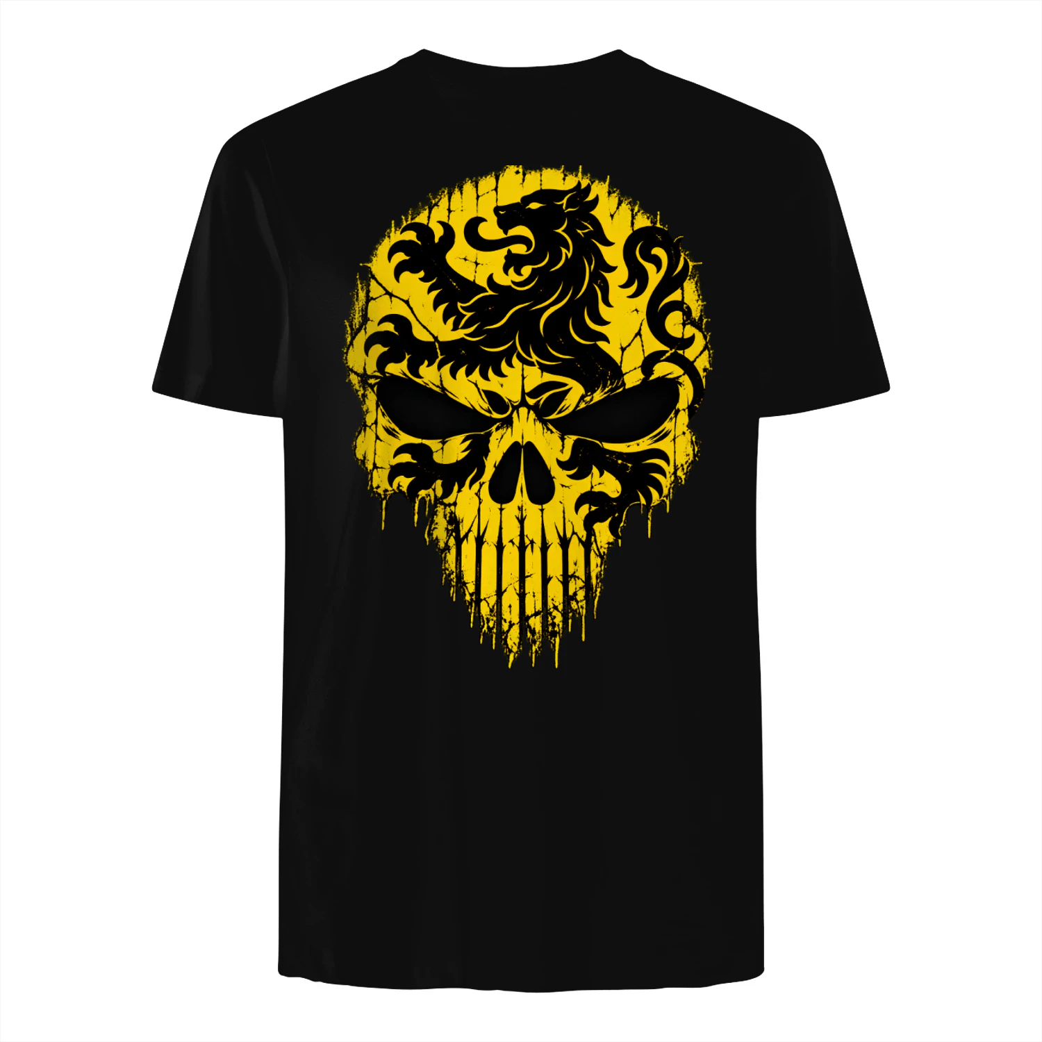 Vlaamse Schedel Leeuw Unisex T-Shirt