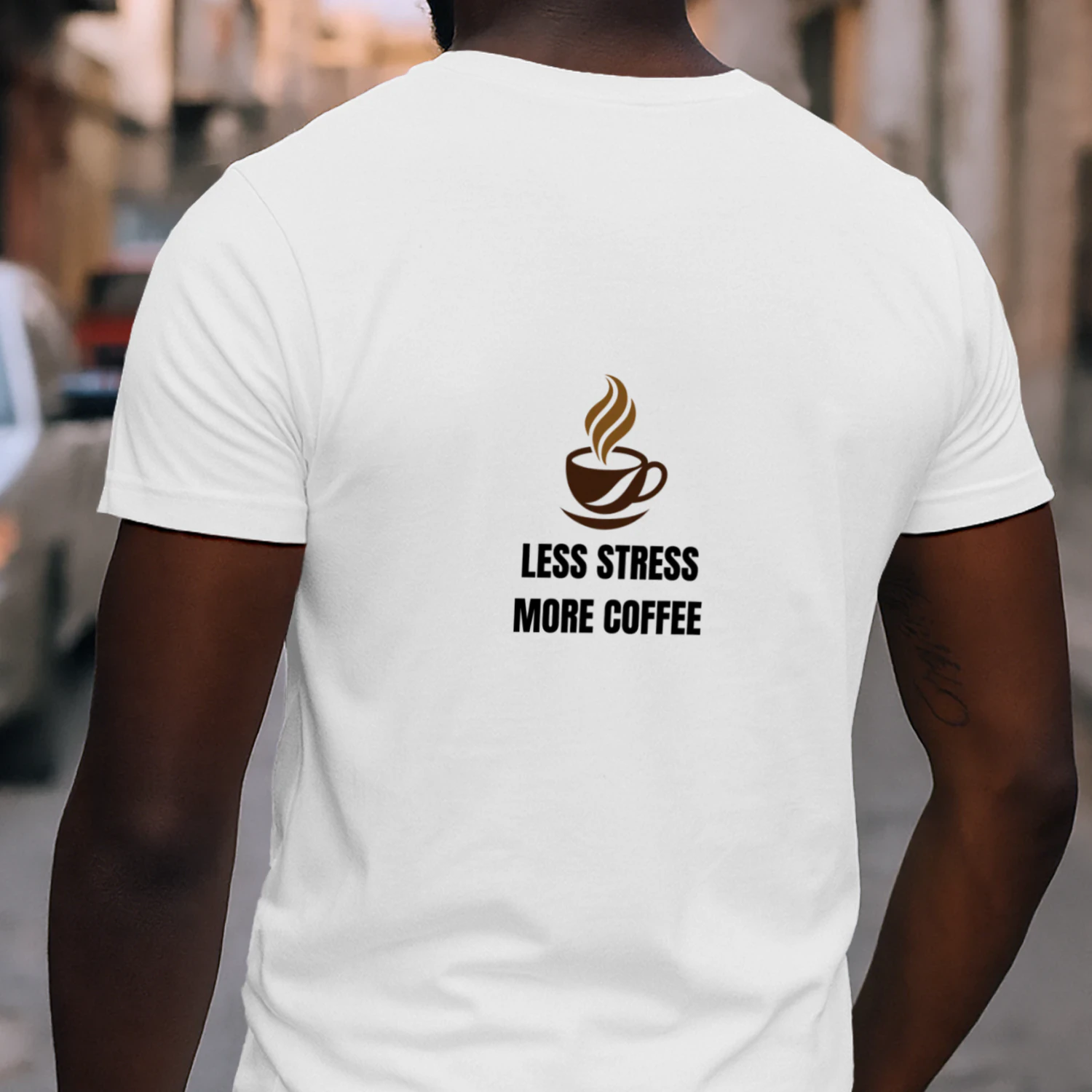 LESS STRESS MORE COFFEE 