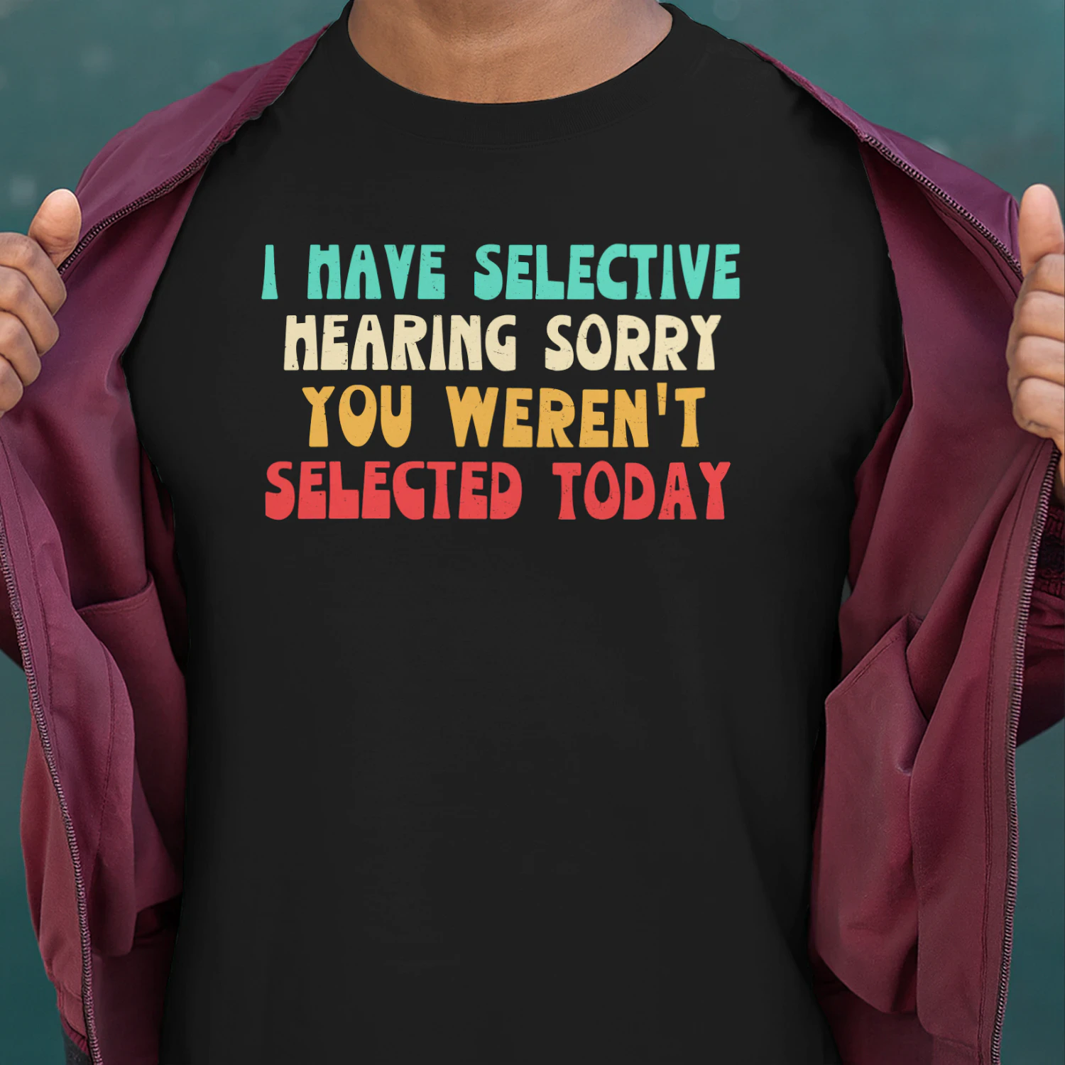 Selective Hearing Funny Sarcastic T-Shirt