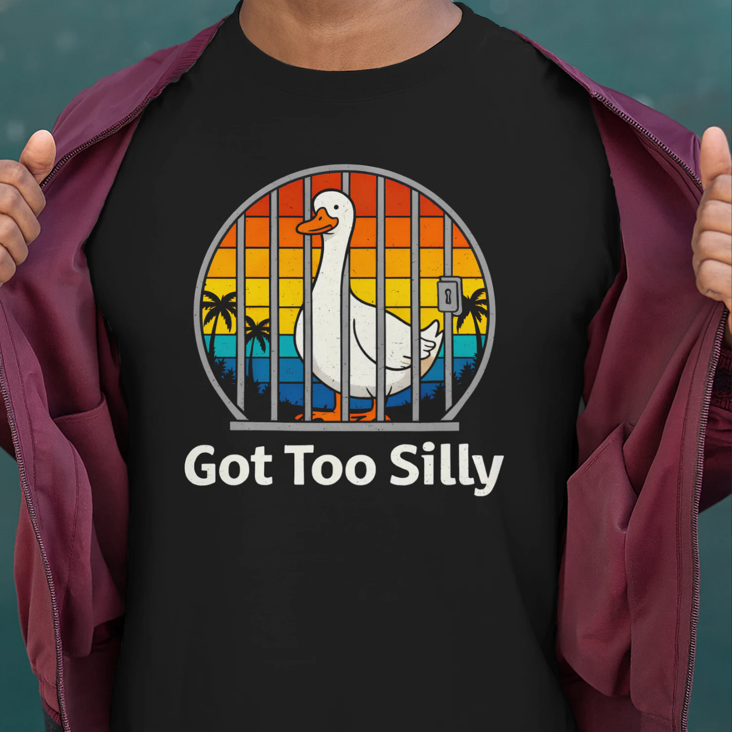 Funny Goose Got Too Silly T-Shirt