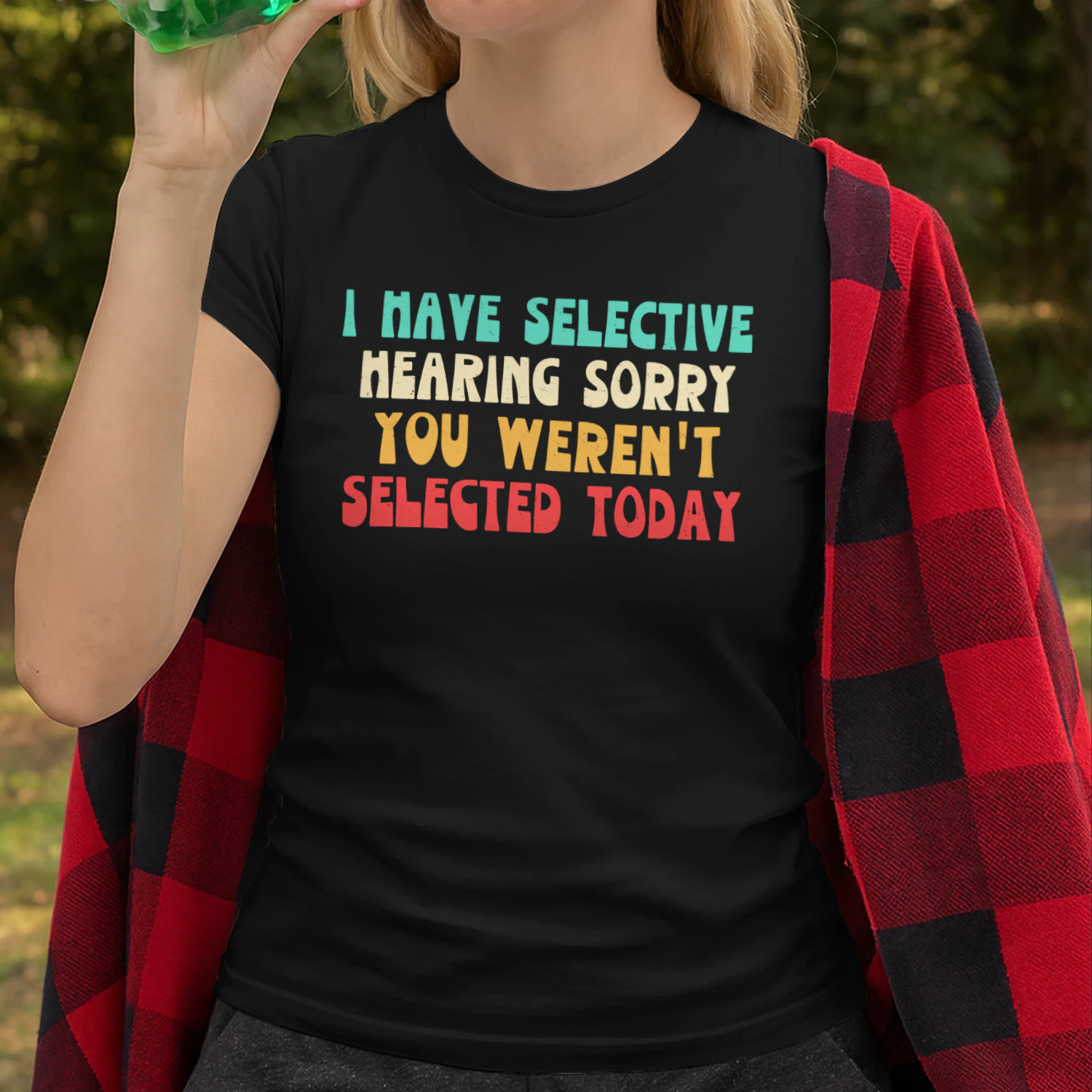 Selective Hearing Funny Sarcastic T-Shirt