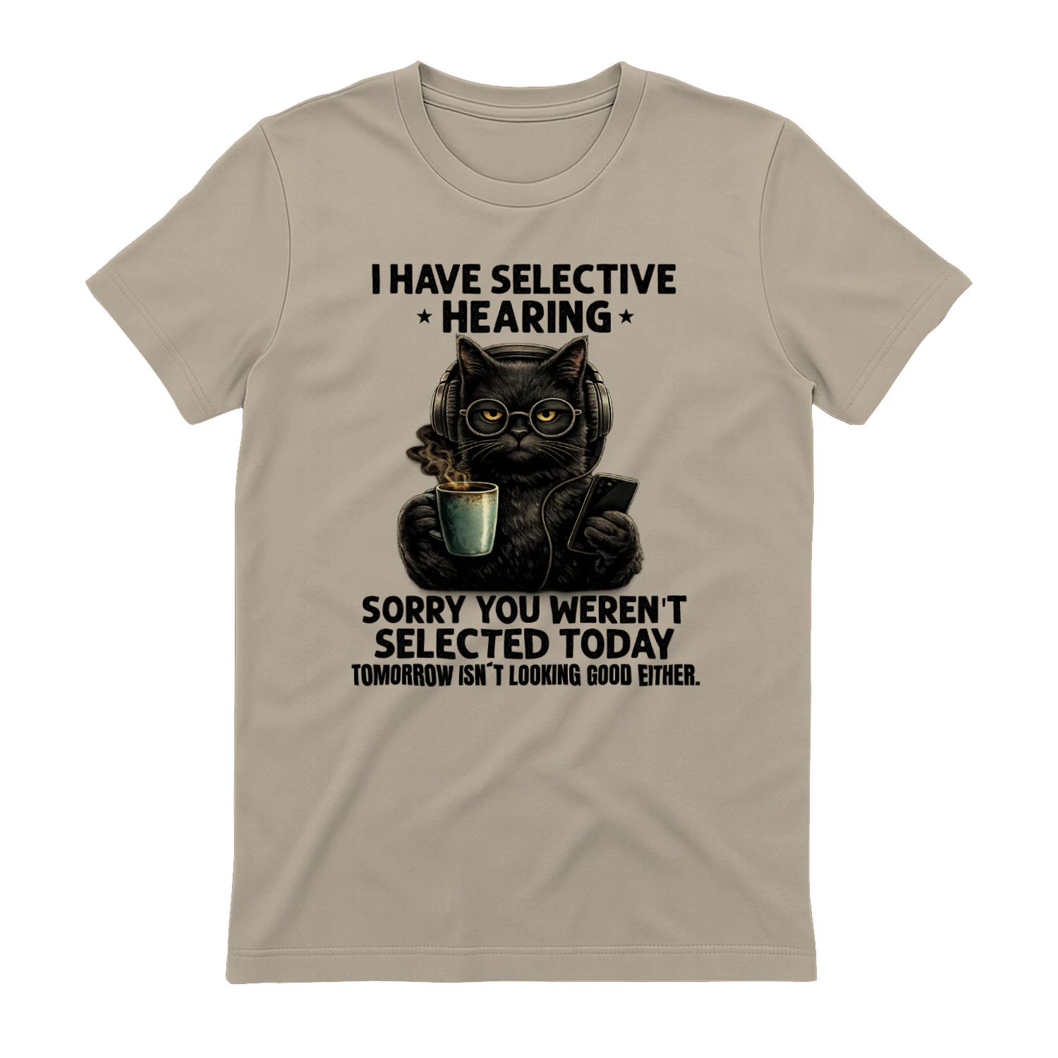 Selective Hearing Funny Sarcastic T-Shirt