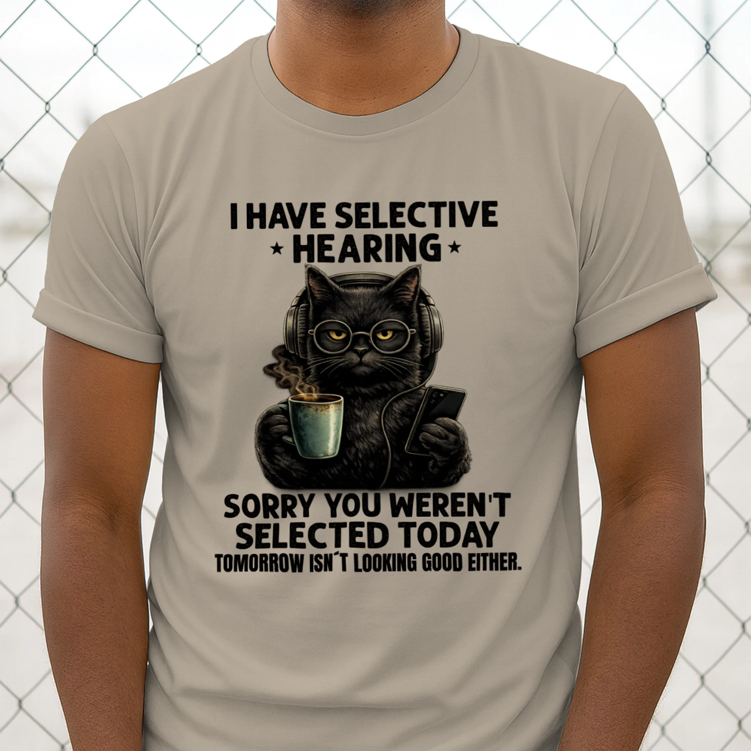 Selective Hearing Funny Sarcastic T-Shirt