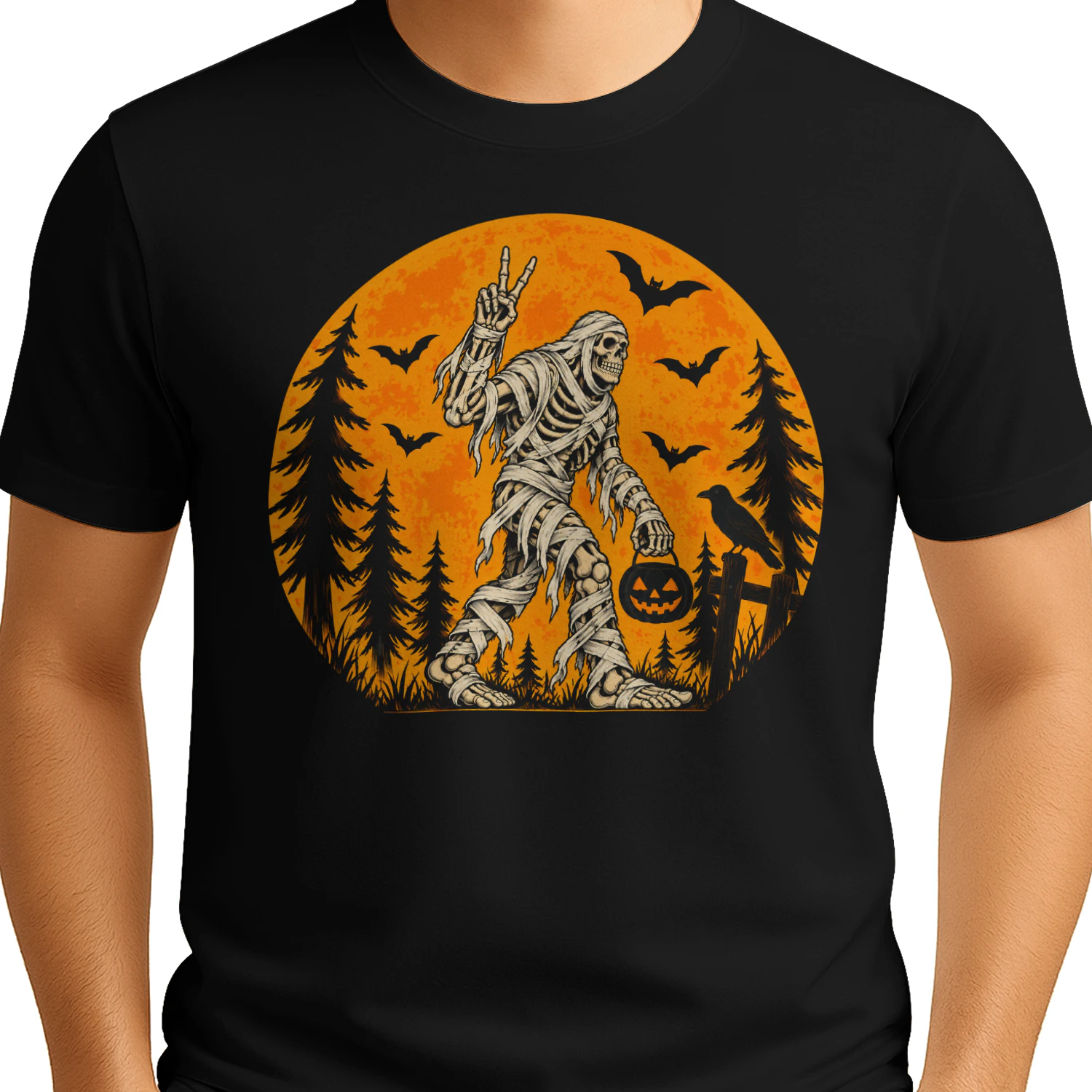 Bigfoot Halloween Classic Unisex T-shirt