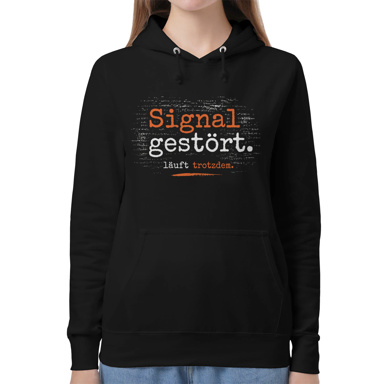 MS Unisex Hoodie - Signal gestört. Läuft trotzdem.