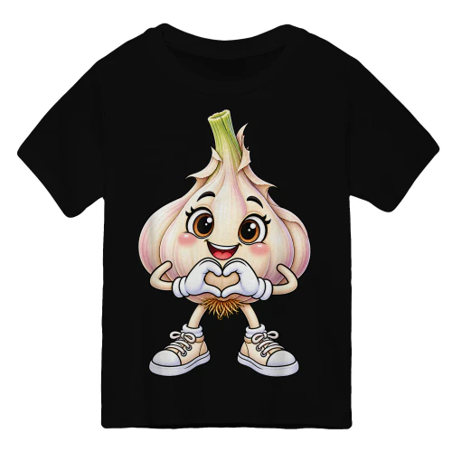 Garlic with Heart  Cute Garlic with Heart Symbol