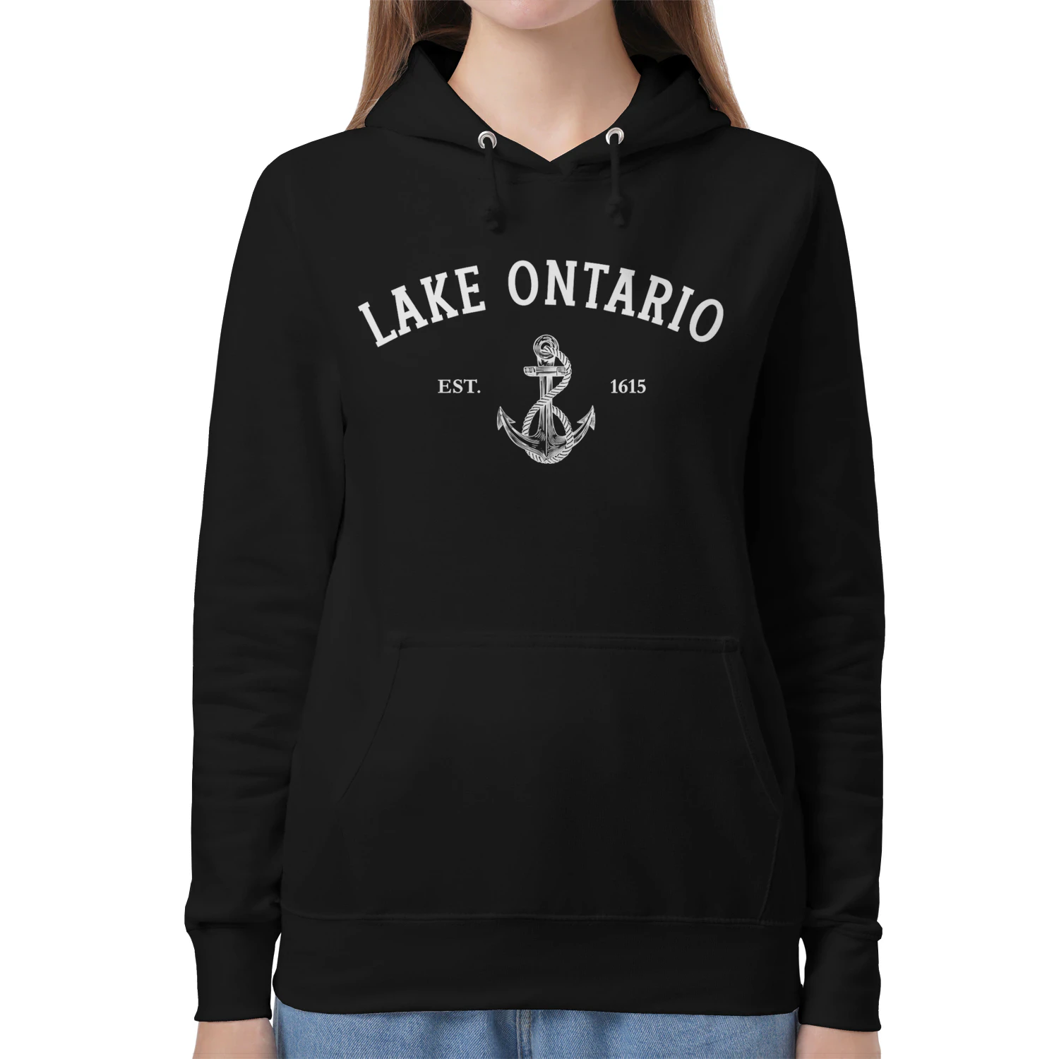 Lake Ontario Est 1615 Retro Anchor Souvenir