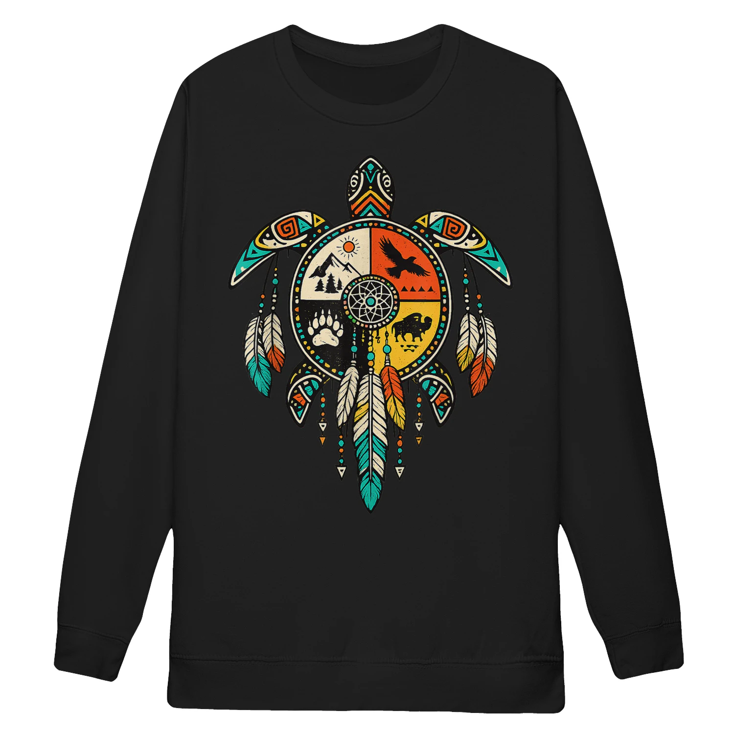 Sea Turtle Medicine Wheel Native American