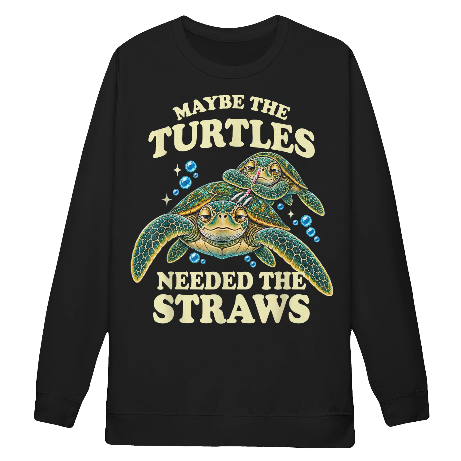 Maybe the Turtles Needed the Straws