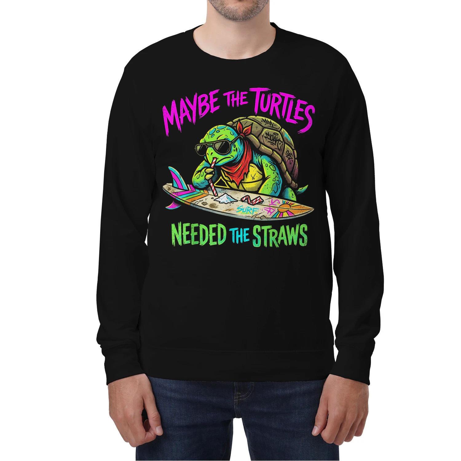 Maybe the Turtles Needed the Straws Shirt