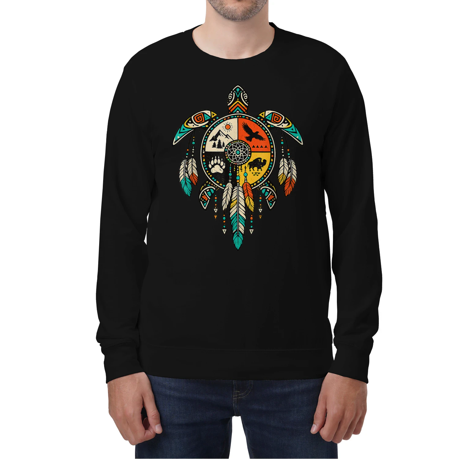 Sea Turtle Medicine Wheel Native American