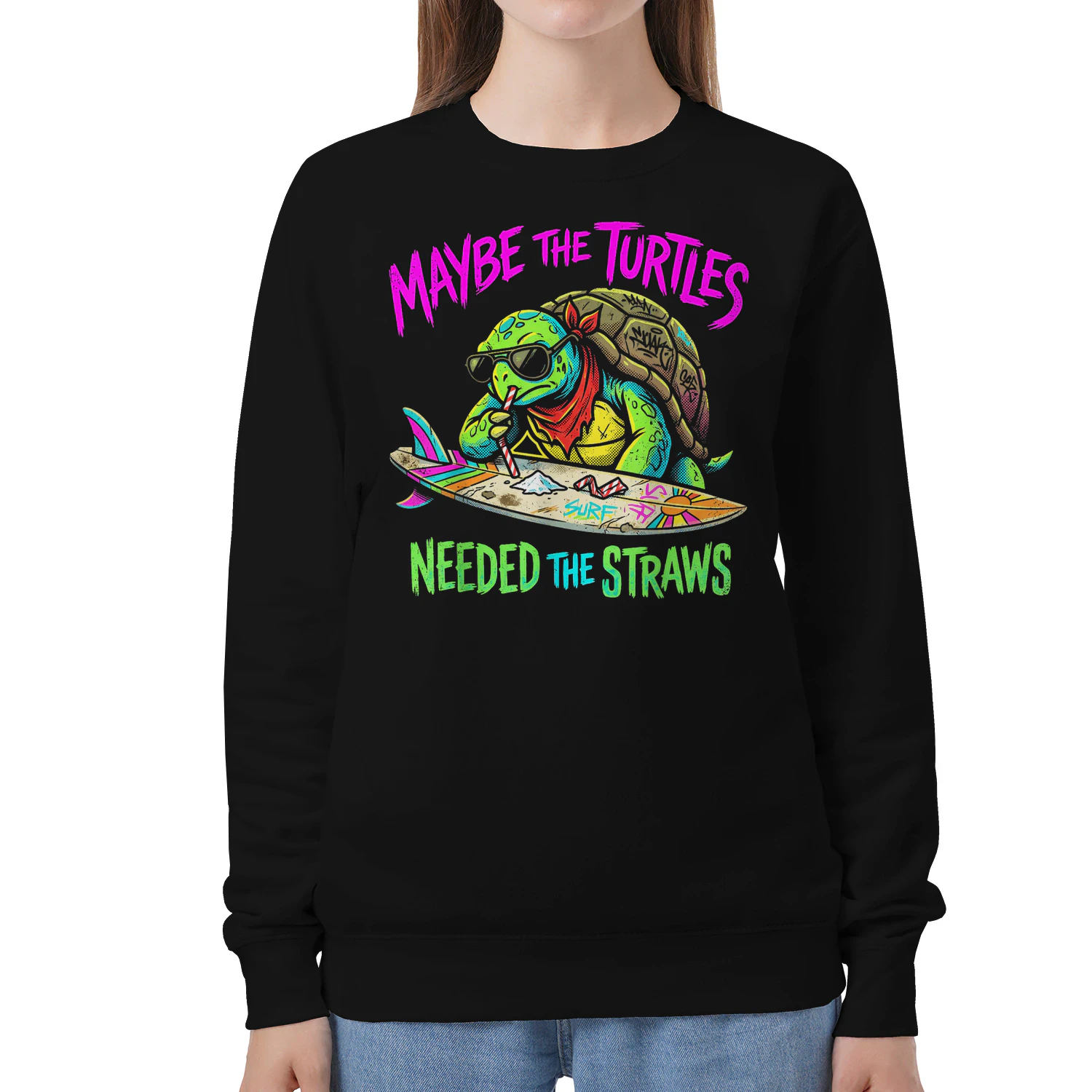 Maybe the Turtles Needed the Straws Shirt