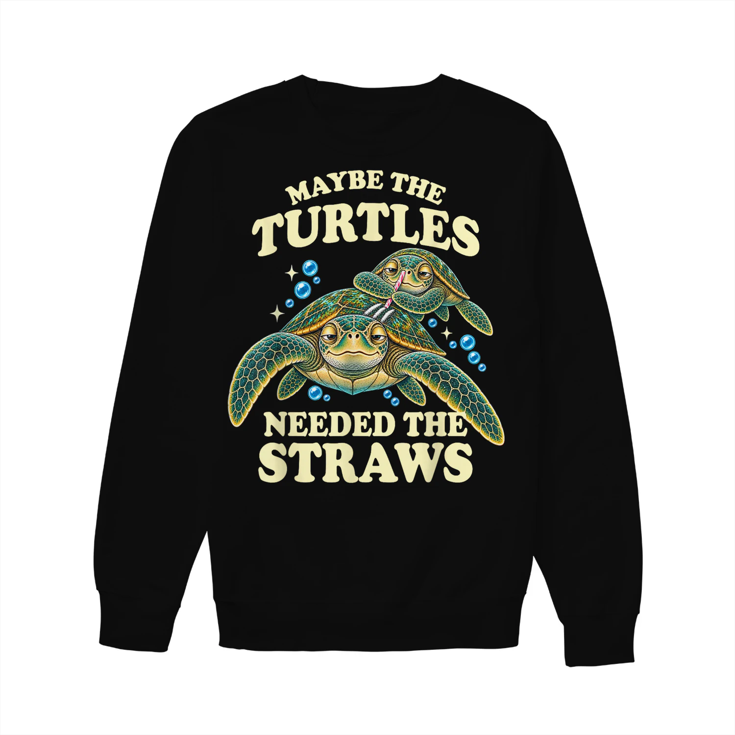 Maybe the Turtles Needed the Straws