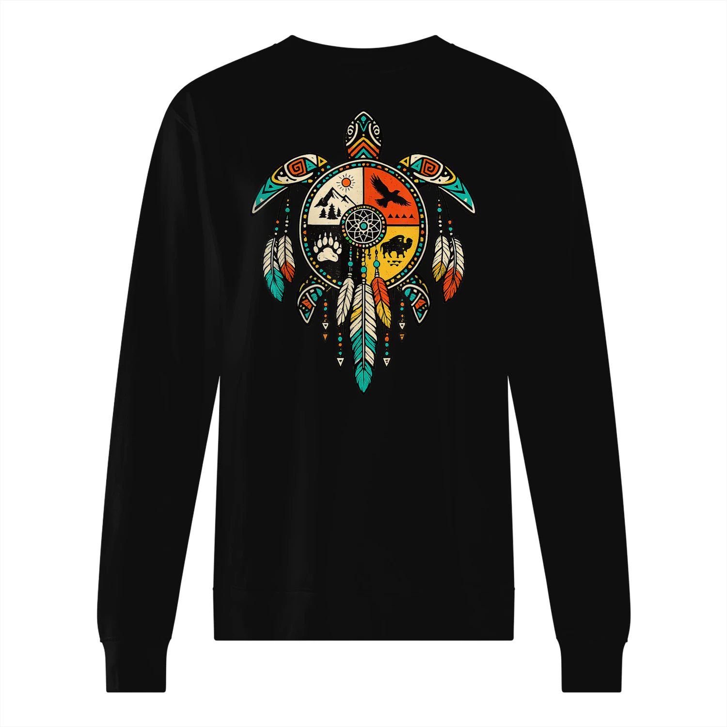 Sea Turtle Medicine Wheel Native American