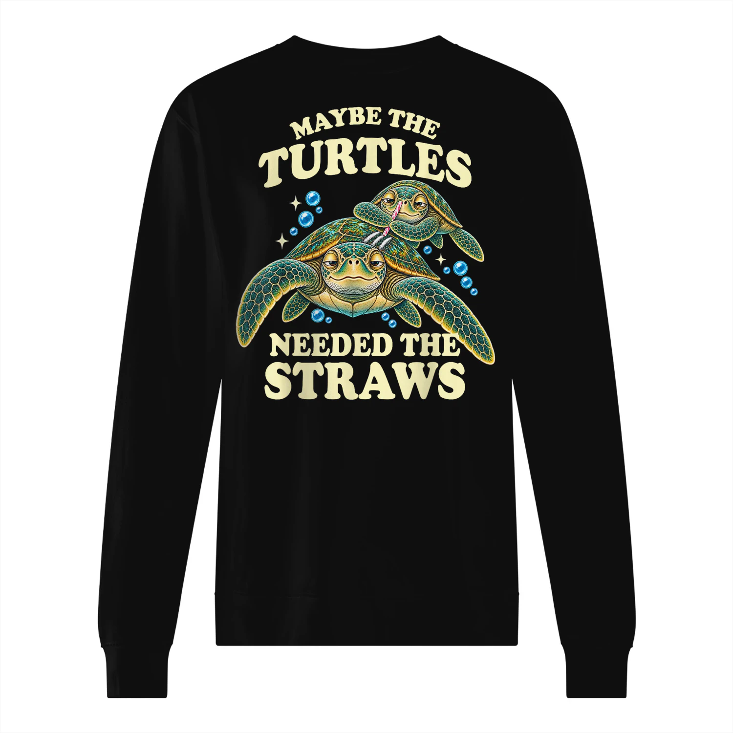Maybe the Turtles Needed the Straws