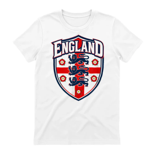 England Flag Vintage T-Shirts for Men Women Kids