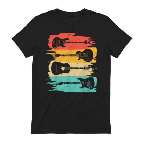 Vintage Guitar Gift for Men Women Music Band Guitarist Stuff