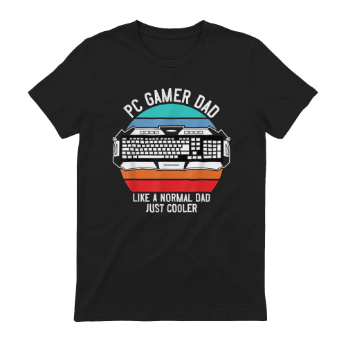 PC Gamer Dad Shirt Gamer Dad Fathers Day Video Game Tshirt