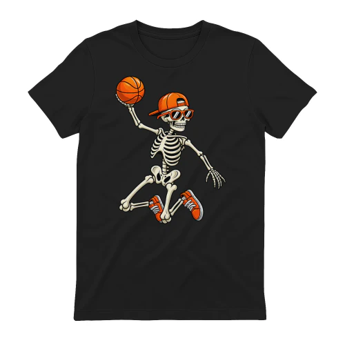 Cool Skeleton Basketball Dunk