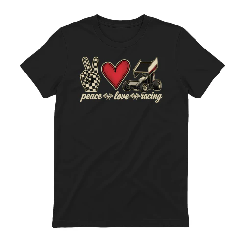 Dirt Track Racing Race Sprint Car Girlfriend Girl Grandma