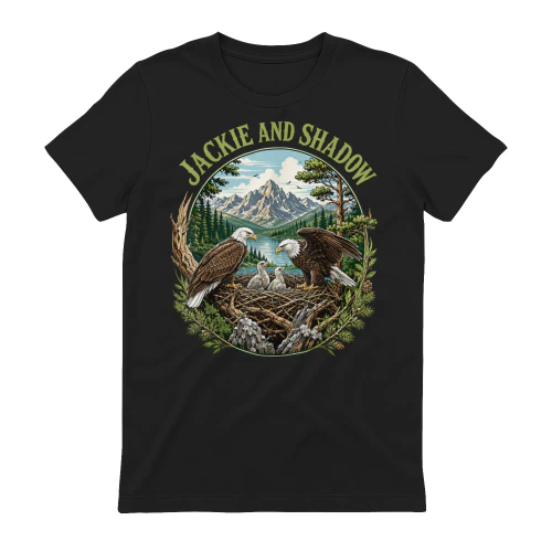 Vintage Jackie and Shadow Bald Eagle Family