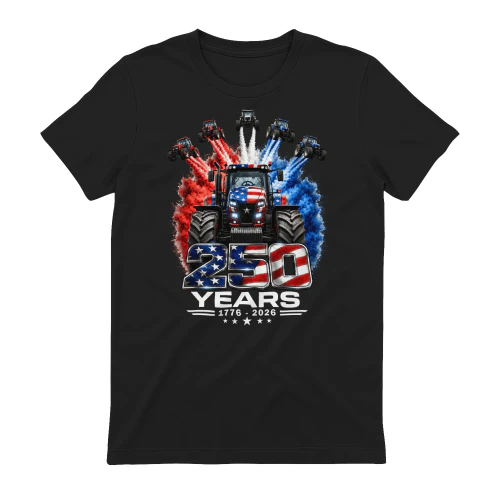 Tractor 250 Years US 1776 - 2026 Color