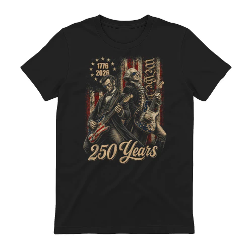 Abe George Washington Playing Guitar 250 Years America Copy 3