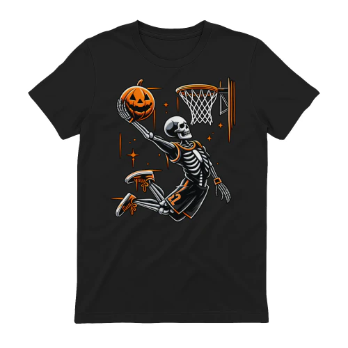 Halloween Skeleton Pumpkin Dunk