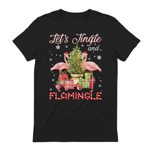 Let's Jingle And Flamingle Funny Flamingo